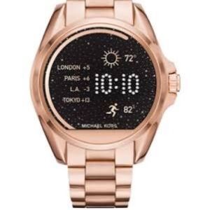MK Access Digital Bradshaw Gold Tone Smart Watch